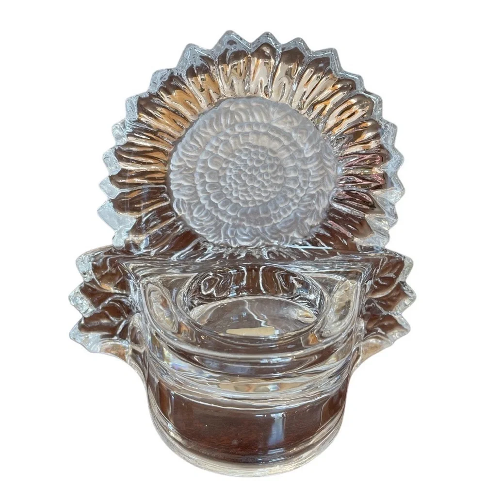 Partylite sunflower tea light or voltive holder, excellent condition, no flaws - Picture 3 of 5